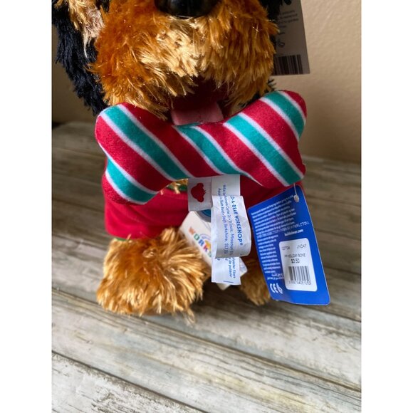 Build-A-Bear Promise Pets Yorkshire Terrier Yorkie Dog Plush NWT Christmas Outfi - Picture 5 of 13